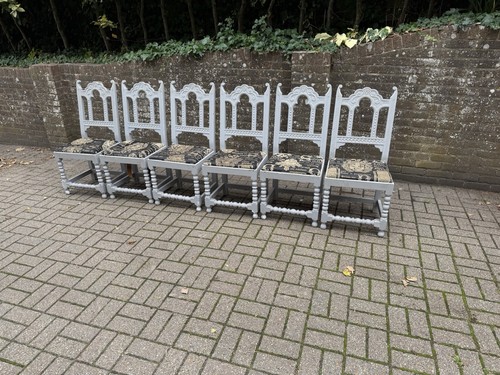 1920s oak dining chairs - 1920s,