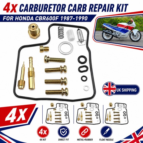 Carburetor service kit - 4x,