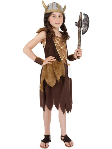 Girls childs viking dress - childs,