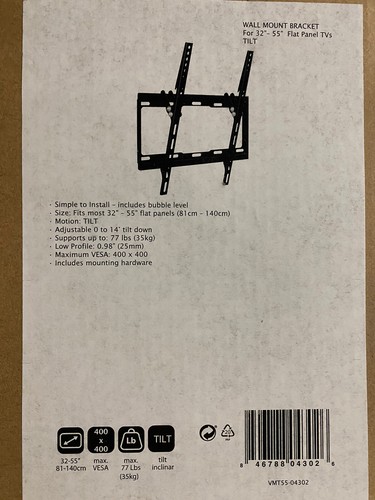 Wall mount vesa bracket - tv,