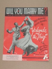 Fred Astaire/Lucille Bremer - Yolanda And The Thief 1945 film sheet music