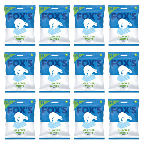 Foxs glacier mints 100gm - 12, x
