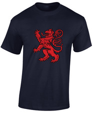 SCOTTISH LION MENS T SHIRT SCOTLAND FLAG FOOTBALL RUGBY FAN GIFT COOL GIFT IDEA