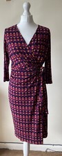 Nina Leonard Wrap Dress Office