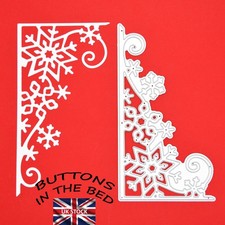 Large Corner Border Snowflake