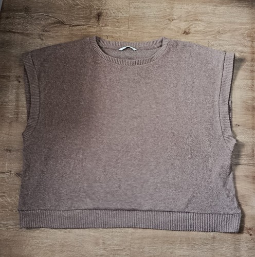 Knitted vest tank top - vest,
