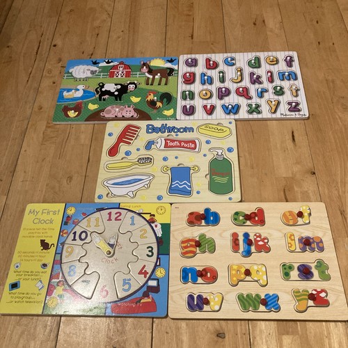 Wooden jigsaw puzzles bundle - jigsaw,