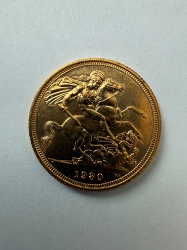 1980 full gold sovereign - 1980,