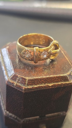 Antique diamond gypsy ring - gypsy,