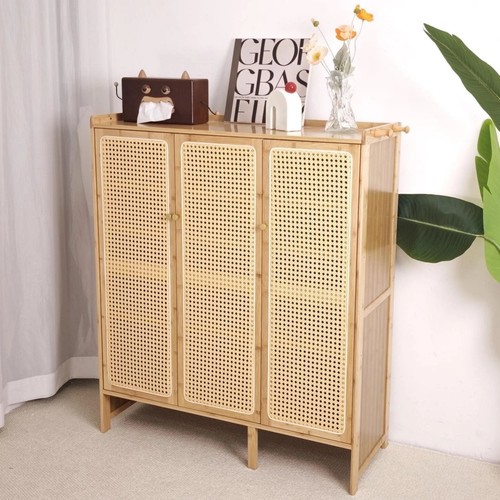 Door shoe cabinet storage - 3-door,