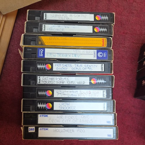 Vhs video cassette tapes - video,