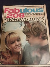 Vintage FABULOUS 208 Magazine 20 MAY 1967 Monkees Hywel D Hemmings Small Faces A