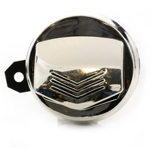 12V Black+Chrome 90mm Metal