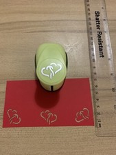 Woodware 1” Entwined Hearts Craft Punch. P&P Can Be Combined
