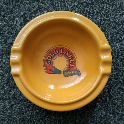 Vintage gold label - label, barley
