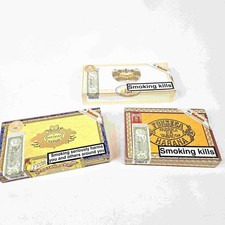 Collection of 3 Empty Cigar