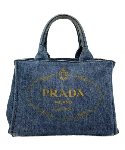 Prada canapa denim handbag - denim,