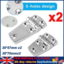 2pcs 38*57/70mm Stainless Steel Heavy Duty Thicken Boat Marine Door Hatch Hinge