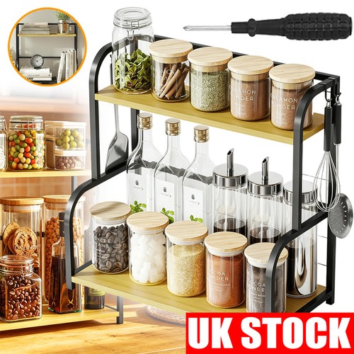 Tier wooden spice rack - 2,