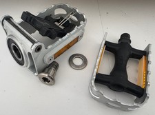 Brompton Pedal Set. Silver
