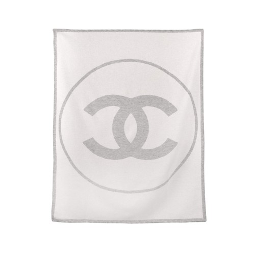 Chanel logo blanket - chanel,