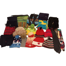 Accessories Bundle x 21 Grade A & B for Resale Job Lot Wholesale Hats Scarves