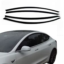 Auto Clover Premium Wind Deflectors Set for Tesla Model 3 2017+ (4 pieces)
