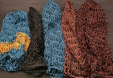 Breathable Crochet Traditional Strong Sleeping Hair Net Mesh Snood Cap Diff Cols