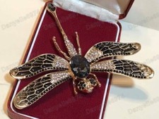 Large Crystal Enamel BLACK