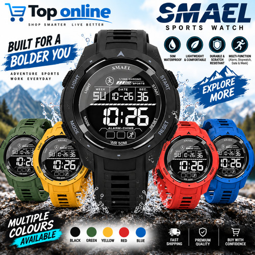 Smael mens sports - smael, watch