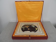 Pietra Dura World Map with Semi Precious Stone Inlay - Thames Hospice