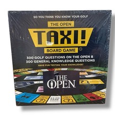 The open golf board game - open, taxi