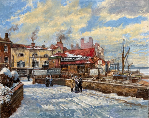Edgar hodges oil - edgar, painting
