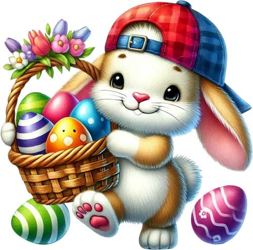 Easter hip hop bunny - easter,