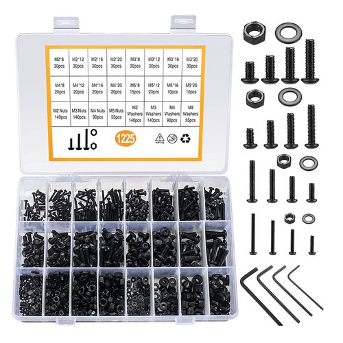 1225 assorted m4 m5 - assorted,