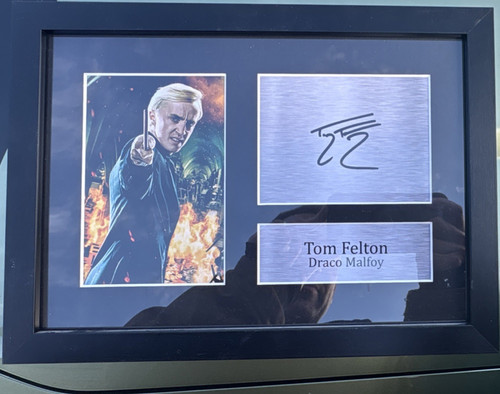 Tom felton draco malfoy framed - felton,