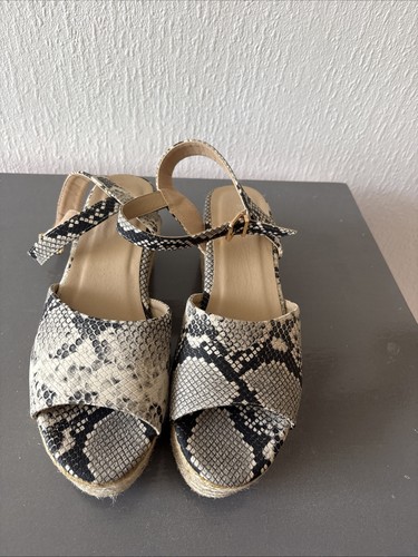 Animal print wedges size - animal,