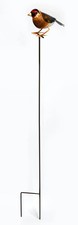 Goldfinch Stake Garden Ornament, Garden Decoration, 1 Metre High -FREE DELIVERY
