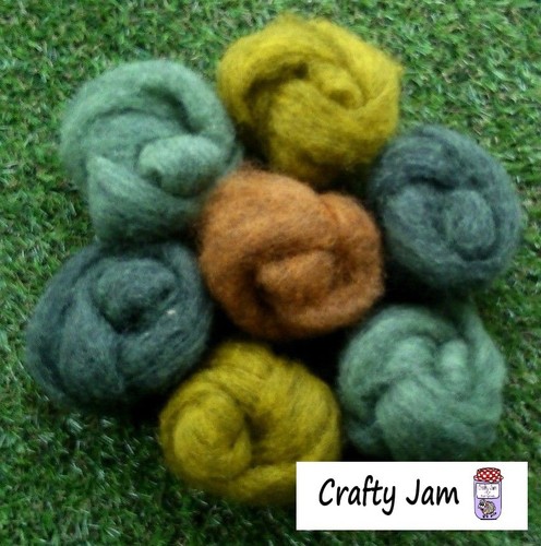 Needle felting moss - moss, ideal