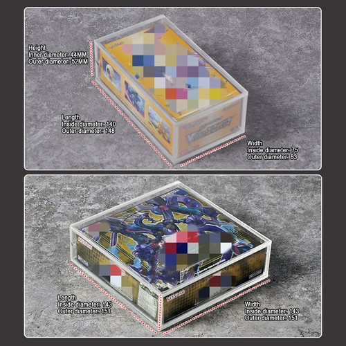 Acrylic cards display case - acrylic,