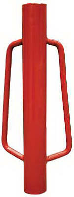 Red fence post - fence,
