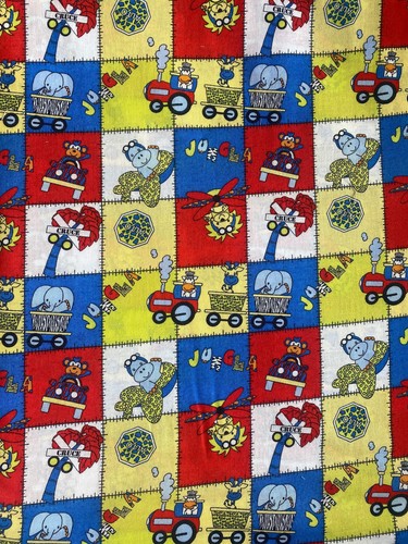 American fabric circus train - american,