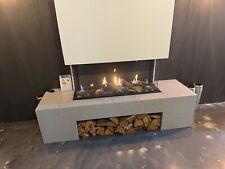 Dru Global 100 TRIPLE BALANCED FLUE EX DISPLAY FIRE DRU 7.5KW GAS FIRE 3 SIDED