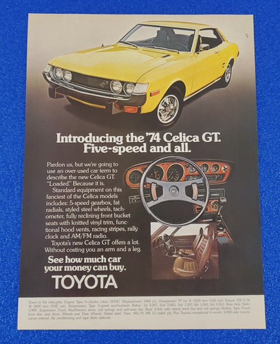 1974 toyota celica speed - 1974,