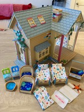 Sylvanian Families Custom Coastal Villa with Furniture/ Accessories