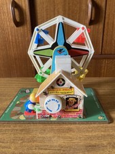 Vintage Fisher Price Music Box Ferris Wheel 1966 Toy *Working!* Missing People