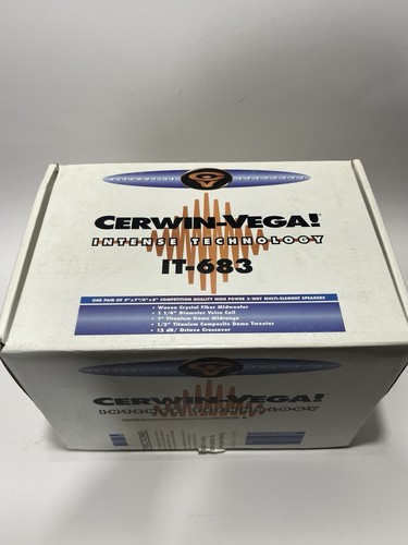 Cerwin vega 683 - 3-way, 6x8in
