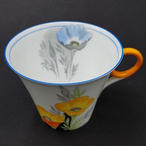 Shelley tea cup poppies - shelley,