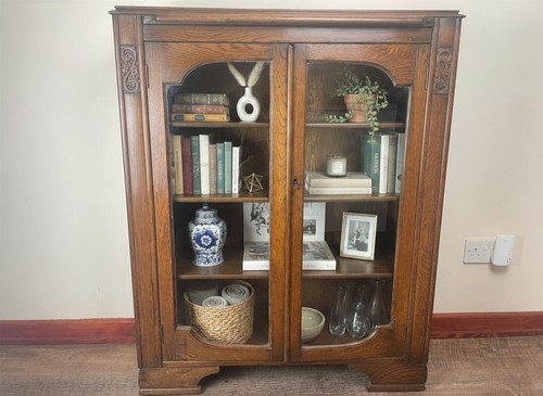Vintage solid oak glazed - vintage,