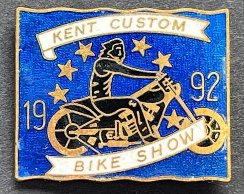 Motorcycle pin badge kent - pin,
